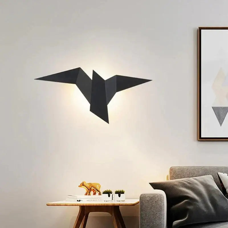 Wandlamp Vogel Design Aluminium Acryl LED 4W Scandinavisch Woonkamer Slaapkamer | Sansoti