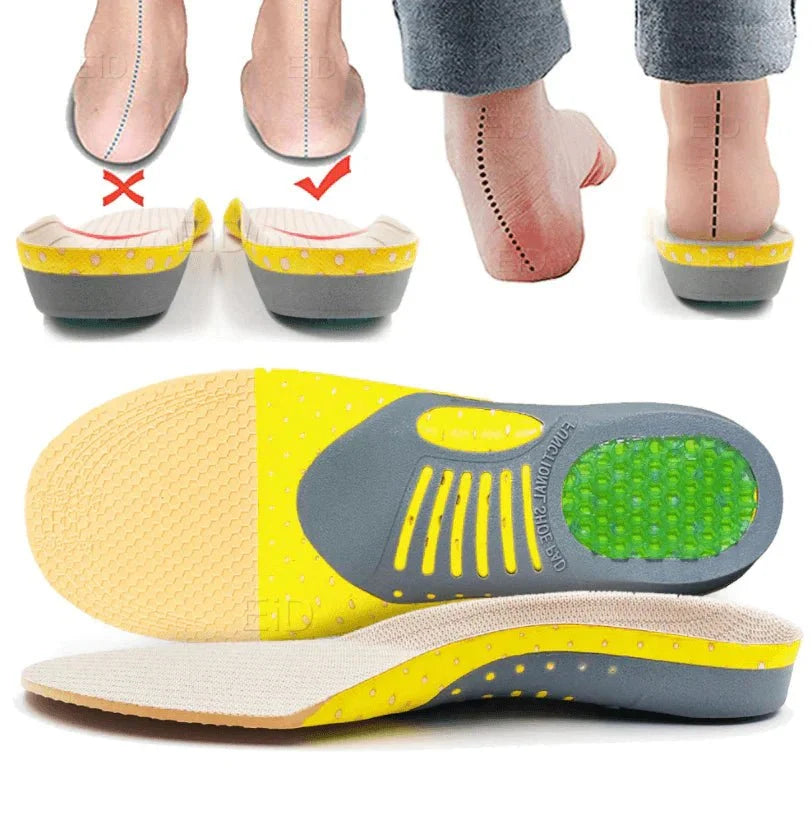 Orthopedic Gel Insoles with Arch Support for Daily Comfort, Pain Relief, and an Optimal Fit | Sansoti
