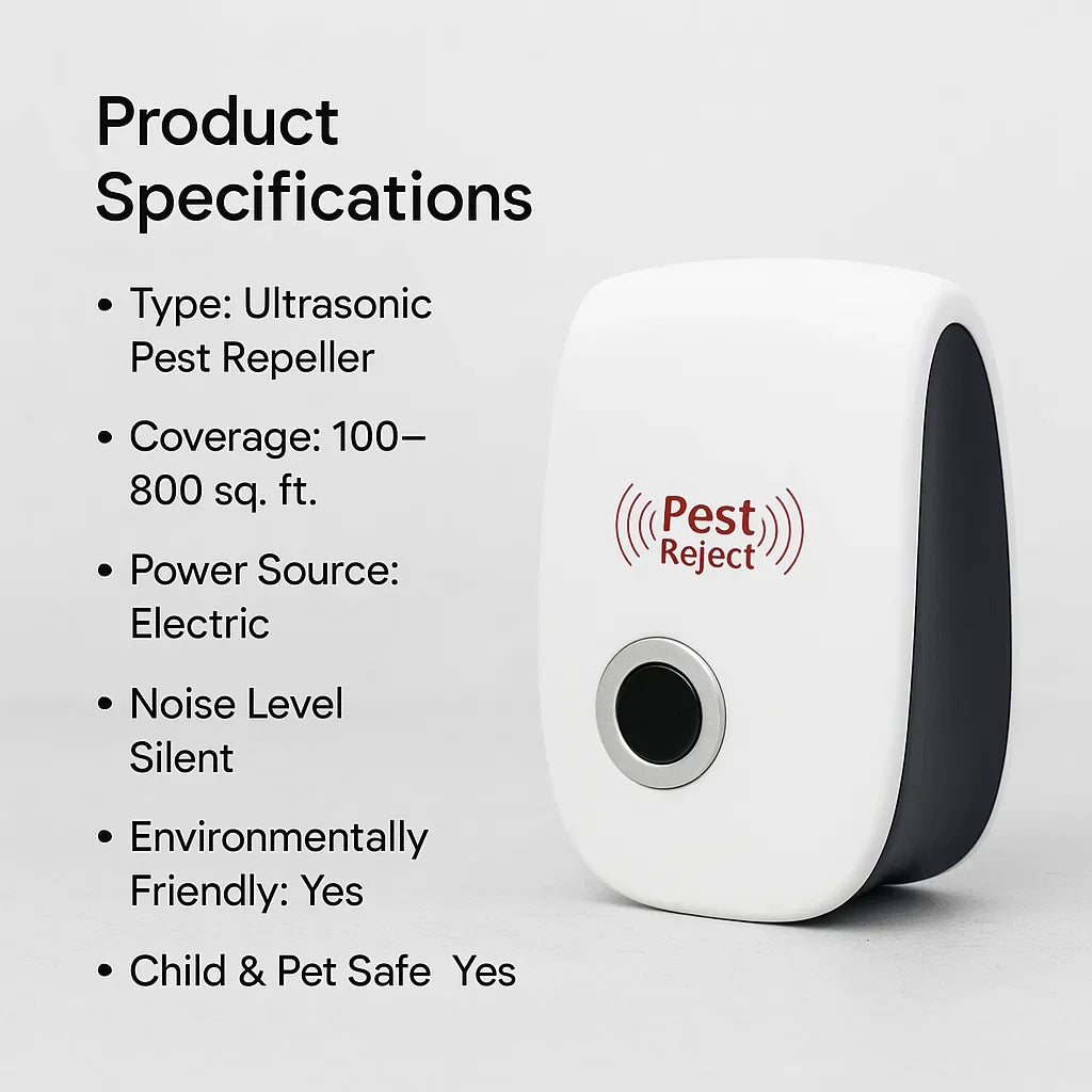 Ultrasonic Squirrel Repellent for Garden and Yard – Chemical-Free Pest Control with Frequency Variation Within 48 Hours | Sansoti