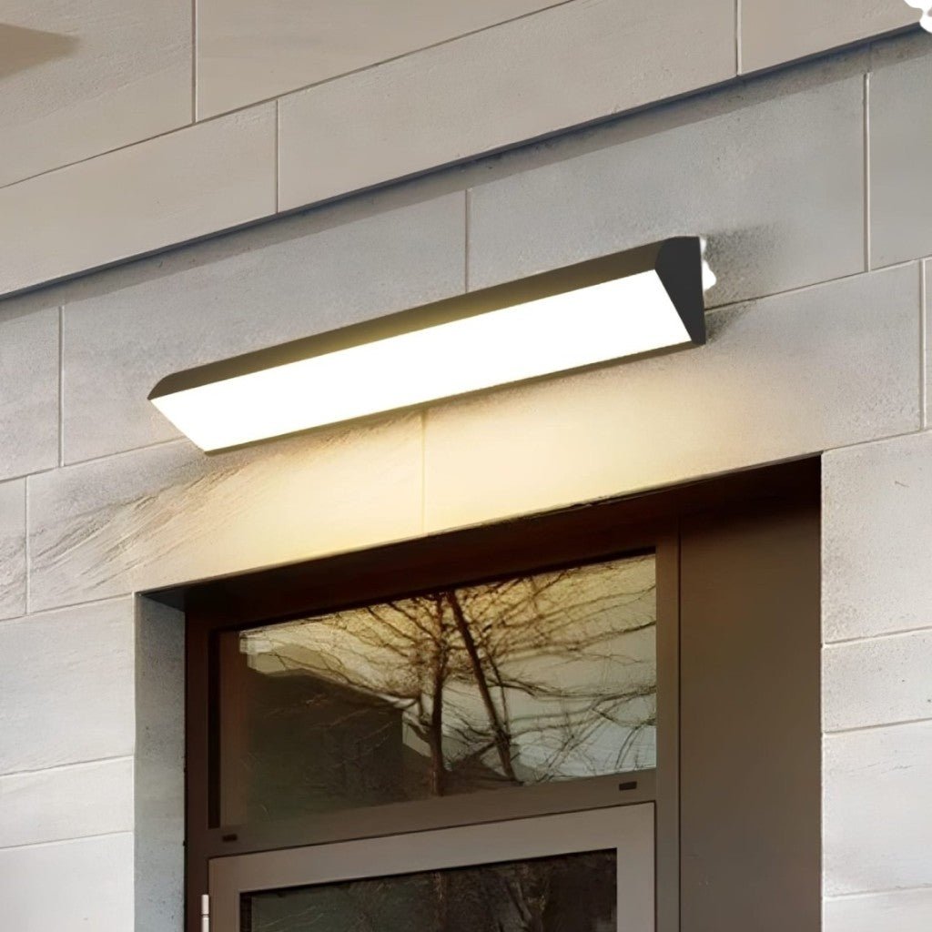 Outdoor Wall Light IP65 LED Aluminum 20 40 60 90 cm 7W 12W 20W 25W Black White 3000K 4000K 6000K Garden Veranda | Sansoti