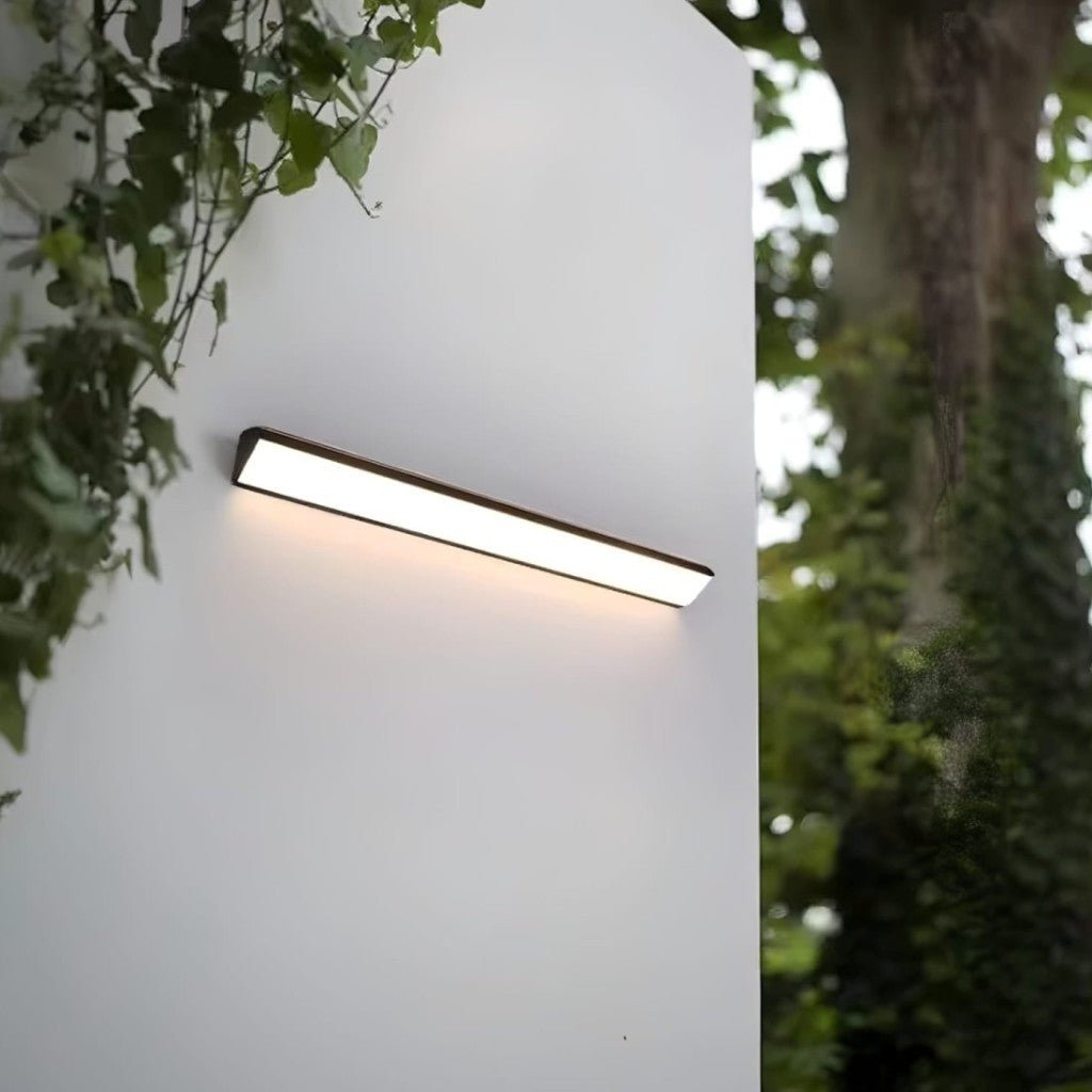 Outdoor Wall Light IP65 LED Aluminum 20 40 60 90 cm 7W 12W 20W 25W Black White 3000K 4000K 6000K Garden Veranda | Sansoti