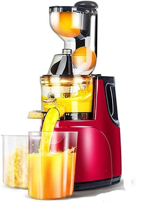Electric Juicer 90mm for Vegetables and Fruit with Pulp Separation, Automatic Pressing, Slow Juicer | Sansoti