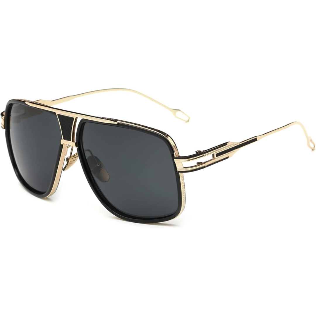 Pilotenbrille mit leichtem Metallrahmen und UV-Schutz – Klassische Sonnenbrille für Herren mit stilvollem Look und optimalem Schutz | Sansoti