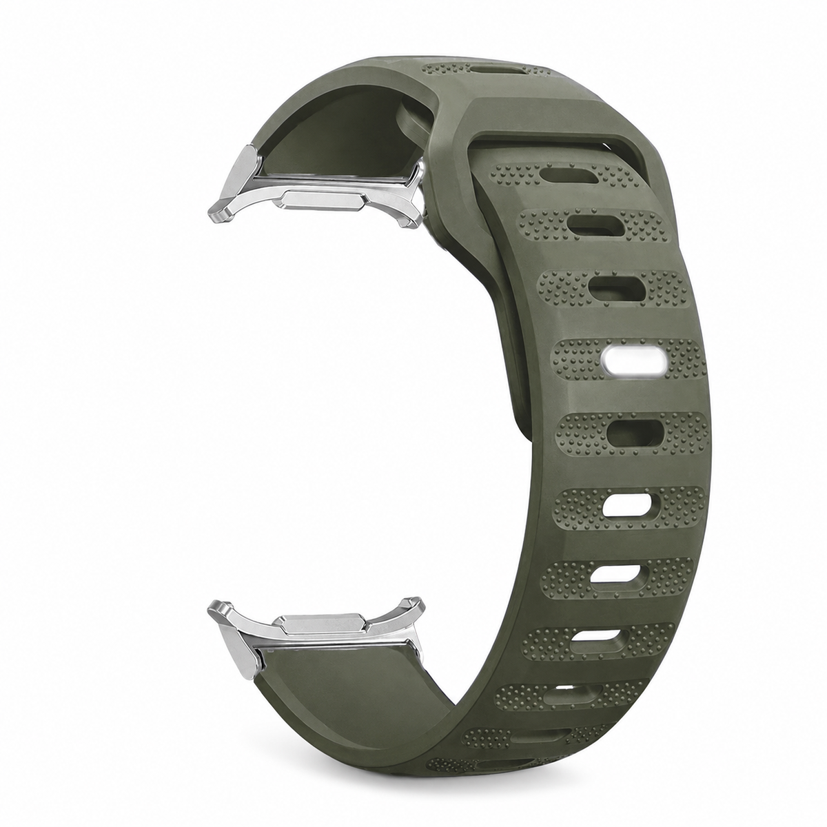 Sporthorlogeband Siliconen Geventileerd voor Smartwatch 40mm 44mm 46mm 47mm Fitnessband Training Sport | Sansoti