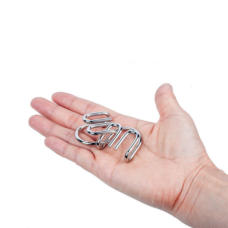Metal Brain Teasers Puzzle Set – Thinking Challenge Gift Set for Logical Reasoning | Sansoti
