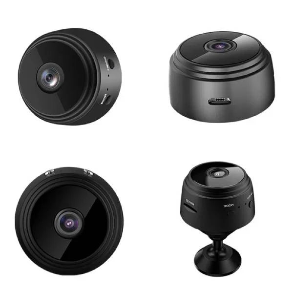Wireless Rearview Camera Full HD 720P Black with Night Vision for Camper, Caravan, Trailer, Truck with App Control and Magnetic Holder | Sansoti