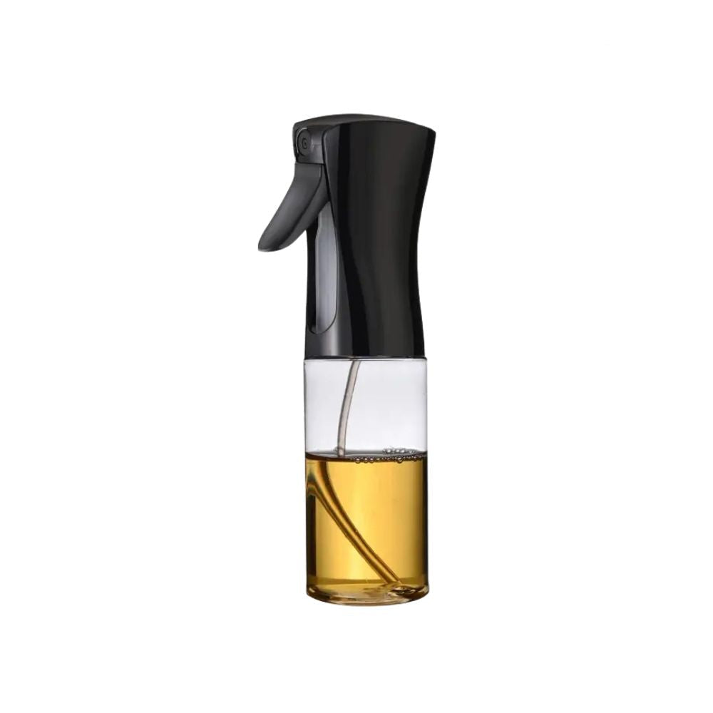 Ölspray Flasche Glas 100ml Schwarz Küche Sprühflasche Öl Essig Airfryer BBQ Salat Zerstäuber Nachfüllbar | Sansoti