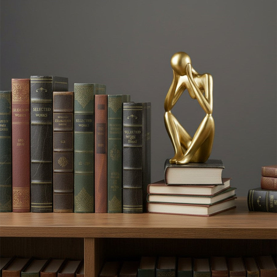 Sculpture géométrique chien en fer – décoration minimaliste pour bureau | Sansoti
