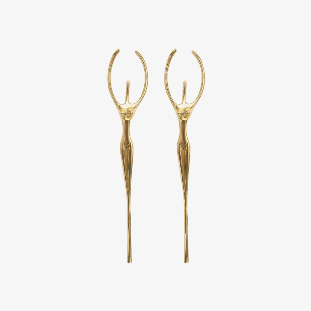 Minimalistischer Möbelgriff - Messing Silber Rosa - skandinavisches Möbeldesign | Sansoti