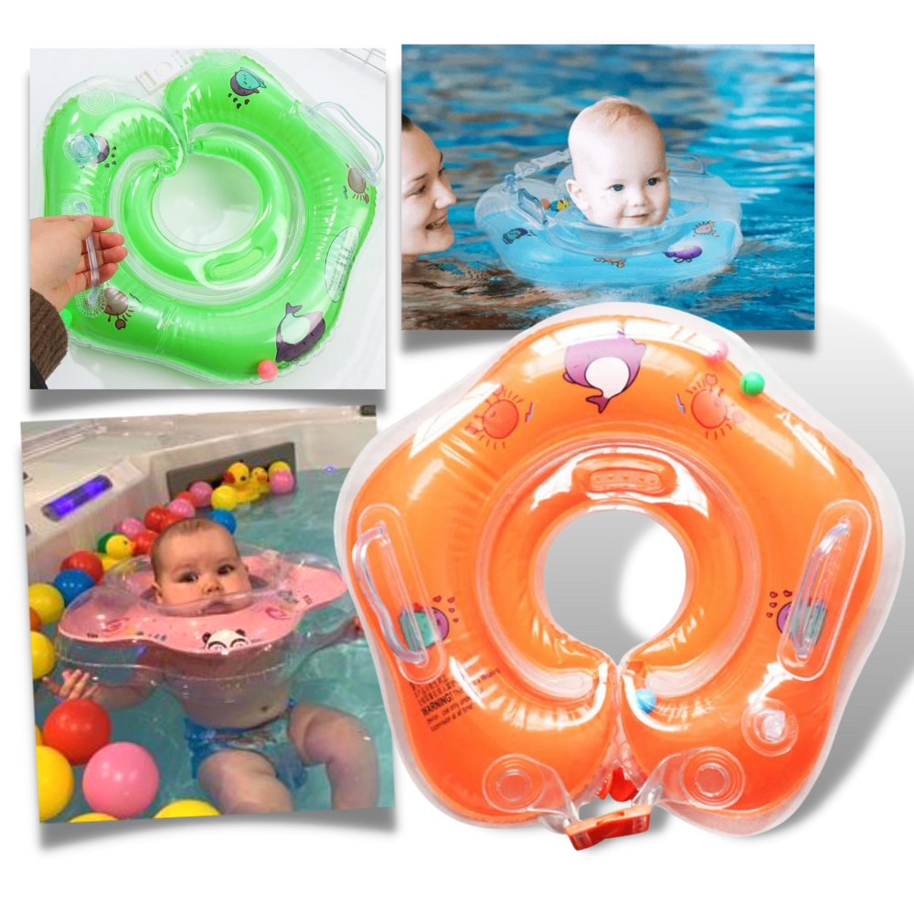 Baby Swim Collar for Neck Support 6-24 Months Safe Floating PVC | Sansoti