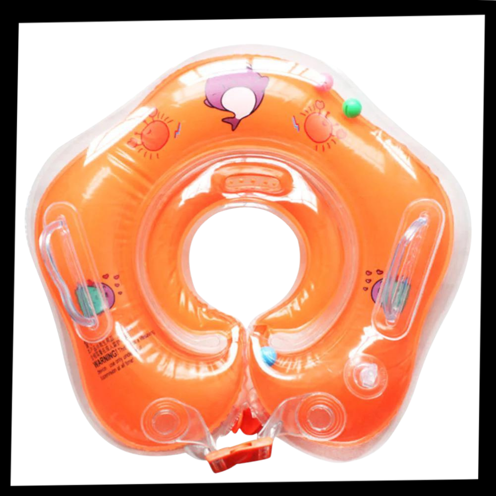 Collier de natation bébé pour soutien de la nuque 6-24 mois, flottabilité sécurisée, PVC | Sansoti