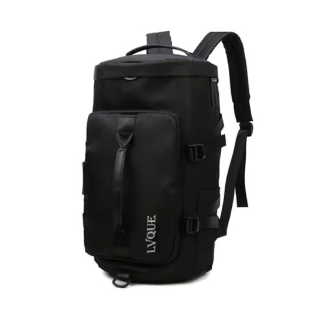 Waterproof Travel Backpack 46cm Oxford Sport & Outdoor Bag Black Blue | Sansoti