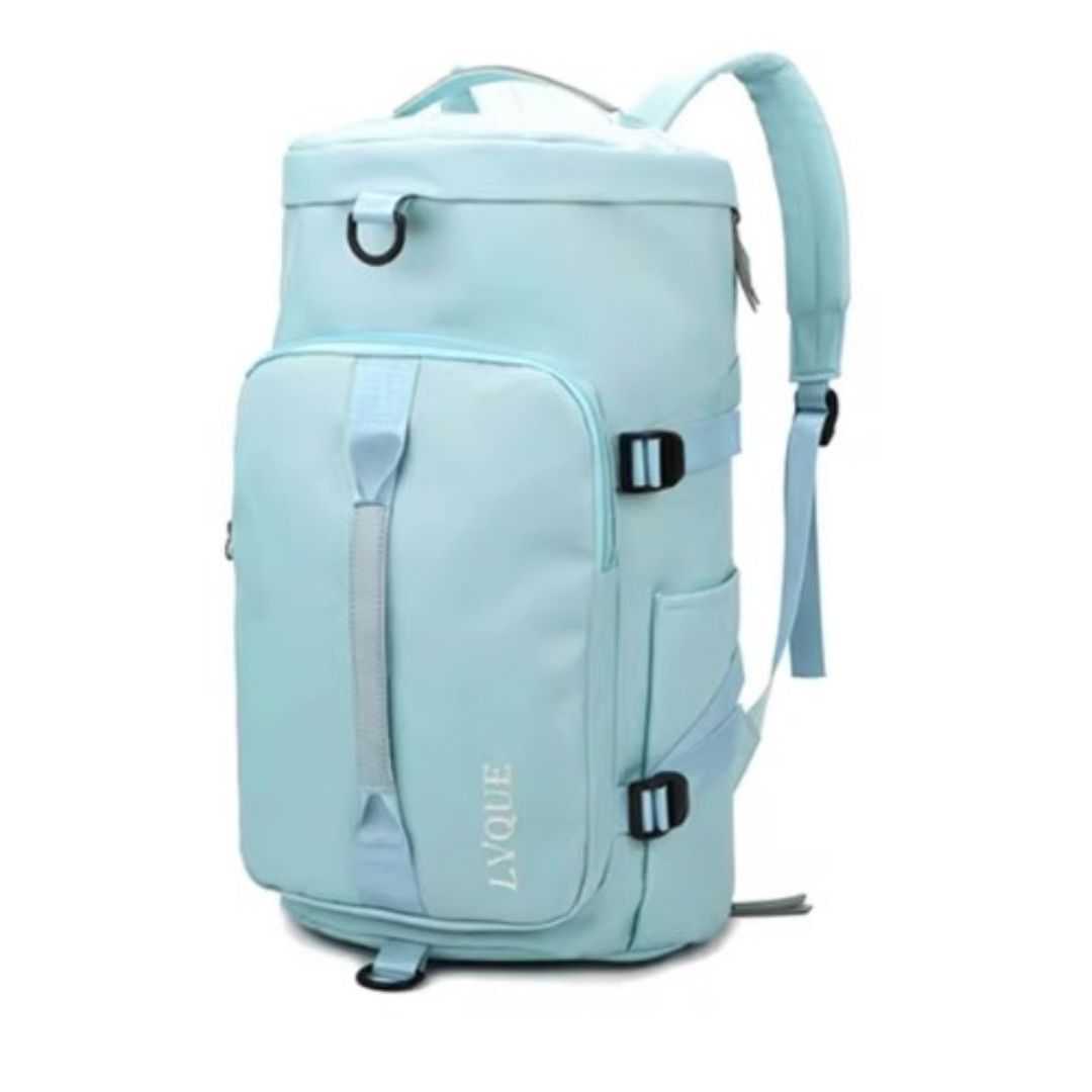 Waterproof Travel Backpack 46cm Oxford Sport & Outdoor Bag Black Blue | Sansoti