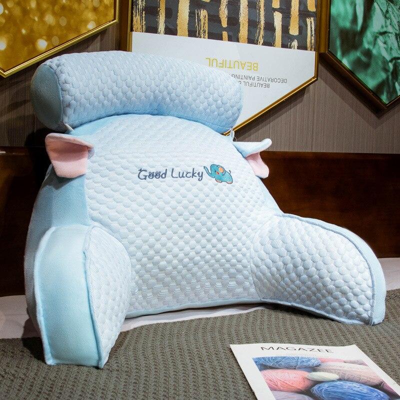 Ergonomic memory foam back cushion lumbar pillow universal compact chair | Sansoti