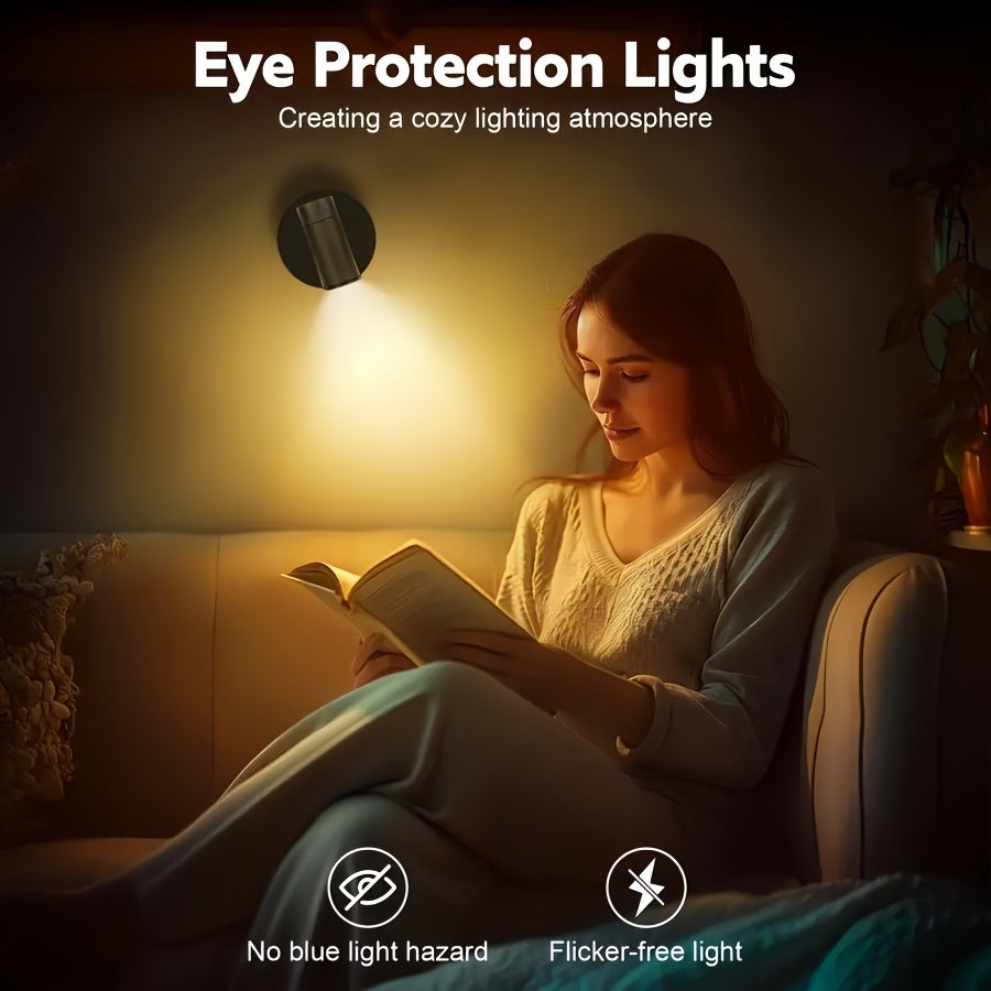 Spot LED rechargeable avec fonction dimmer - Lumière d’accent sans fil pour art et plantes - Commande tactile spot USB rechargeable - Éclairage décoratif flexible | Sansoti