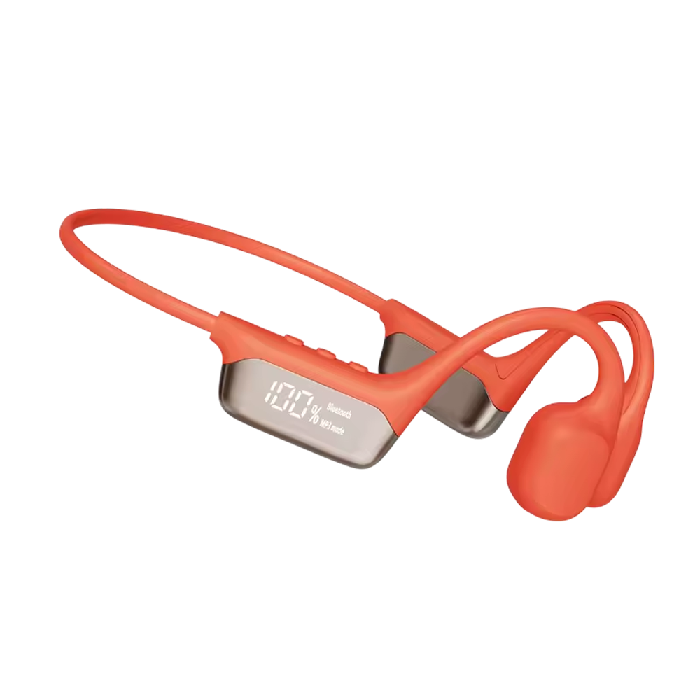 Waterproof Bone-Conduction Swimming Headphones 32GB IPX8 360° Surround Audio for Swimming Pool Diving Water Sports | Sansoti