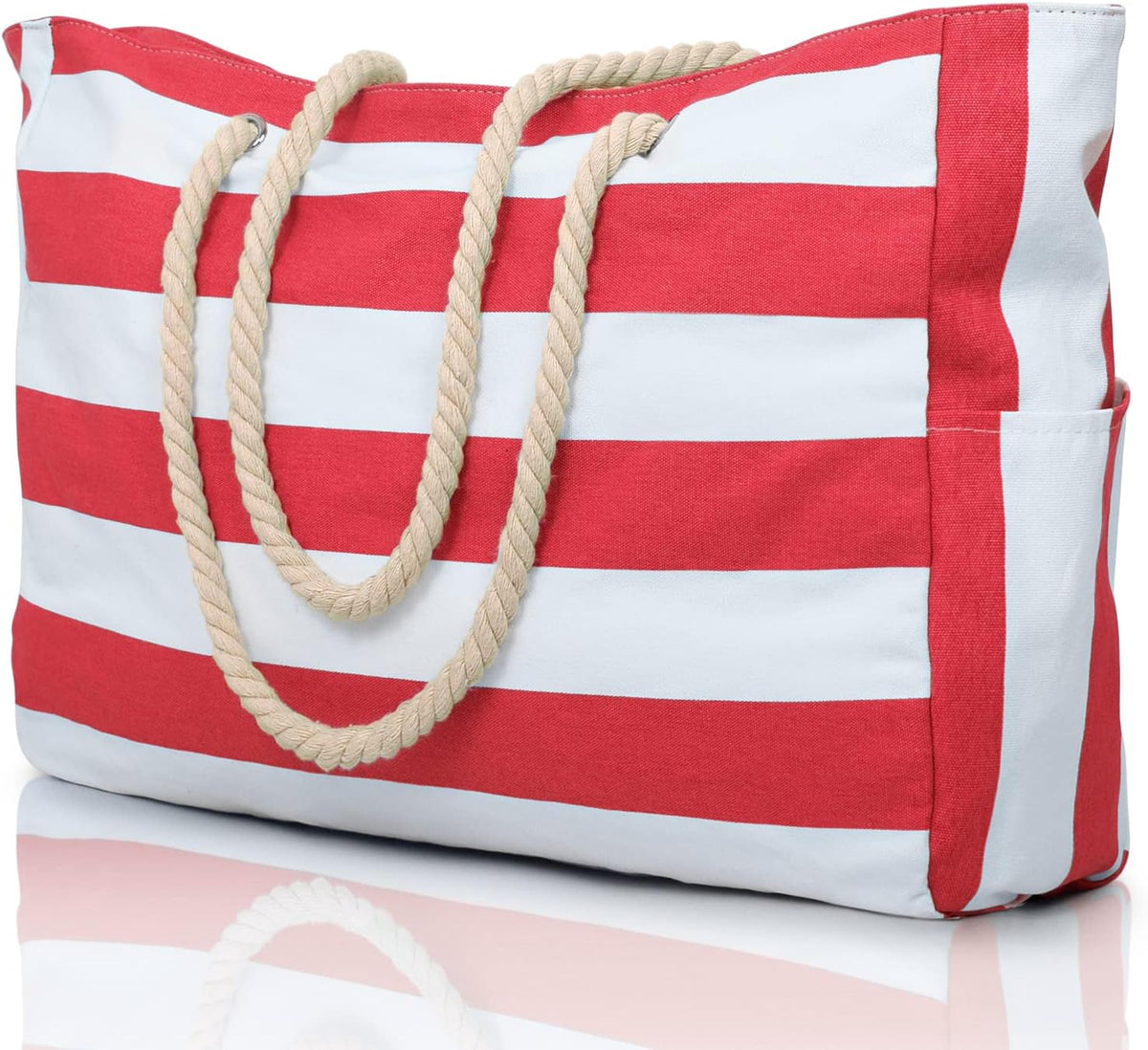 Water-Resistant Oversized Beach Bag with Sand-Repellent Inner Lining – Perfect Summer Bag for Beach, Pool, and Travel | Sansoti