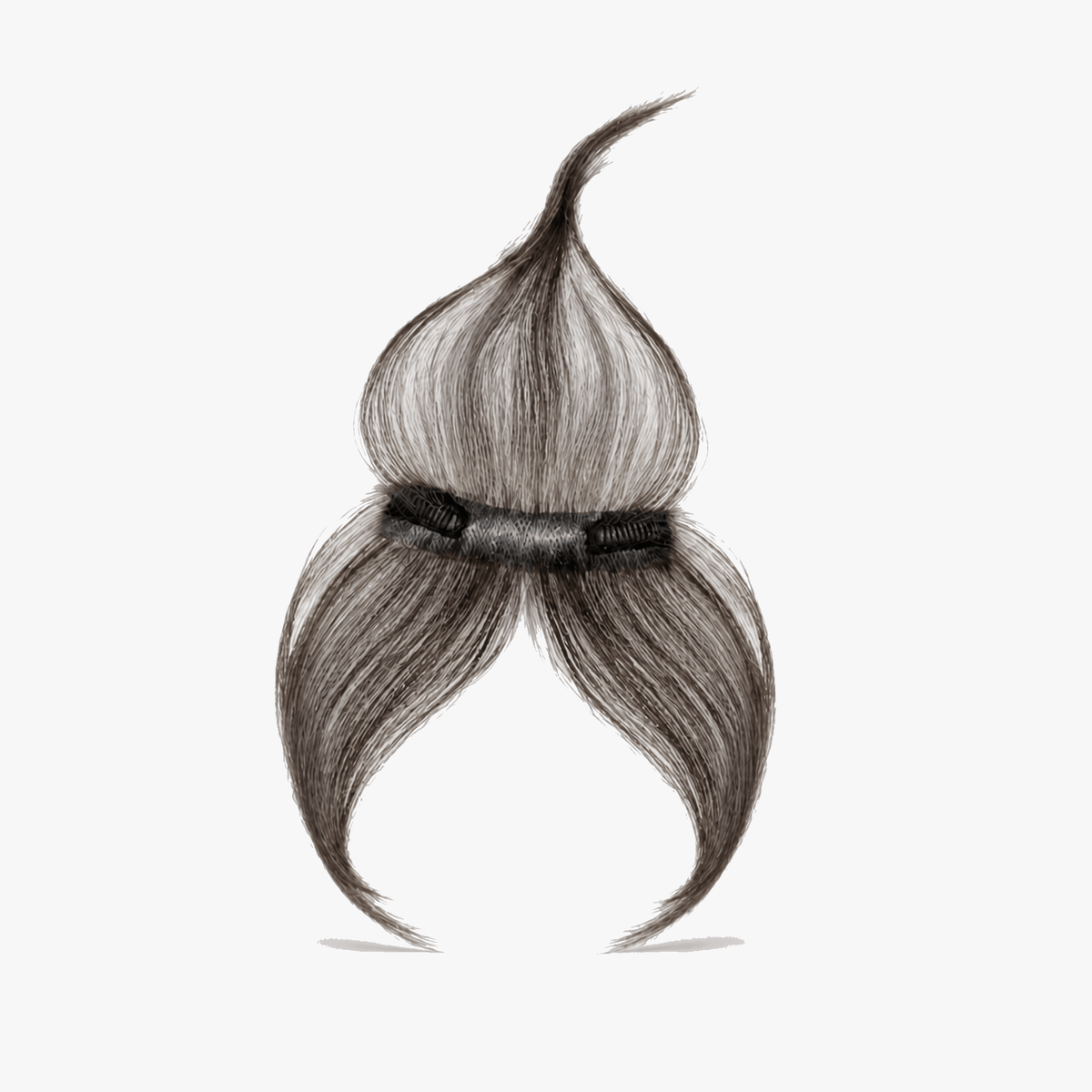 Clip-in Bangs Hairpiece with Double Clip – Instant Bangs Look Without Cutting | Sansoti