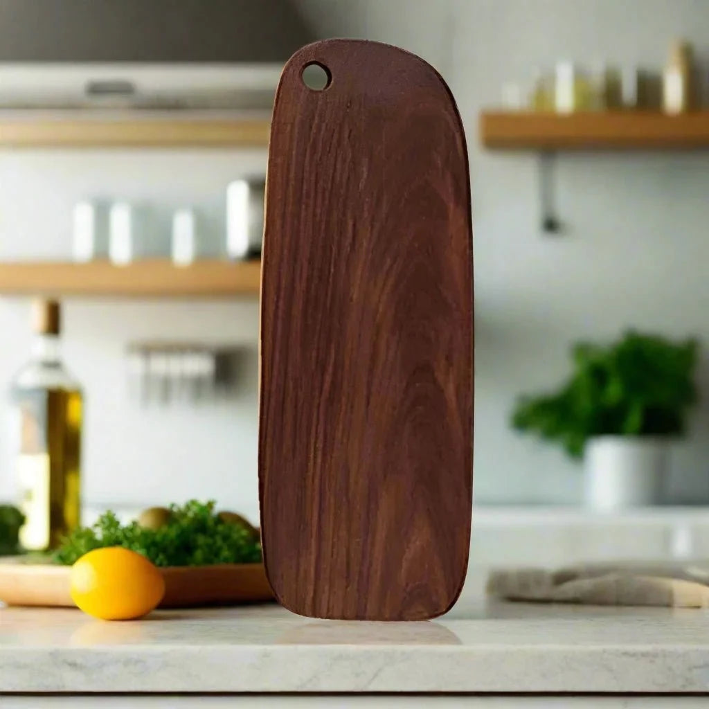Dark Walnut Cutting Board 23–40 cm Serving Board Snack Board Kitchen Board Bread Board Premium Wood Species | Sansoti