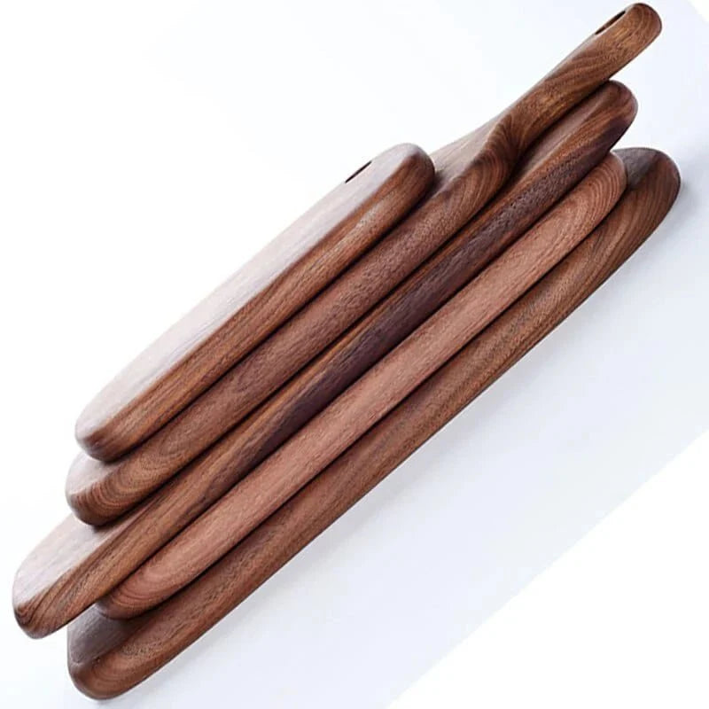Dark Walnut Cutting Board 23–40 cm Serving Board Snack Board Kitchen Board Bread Board Premium Wood Species | Sansoti