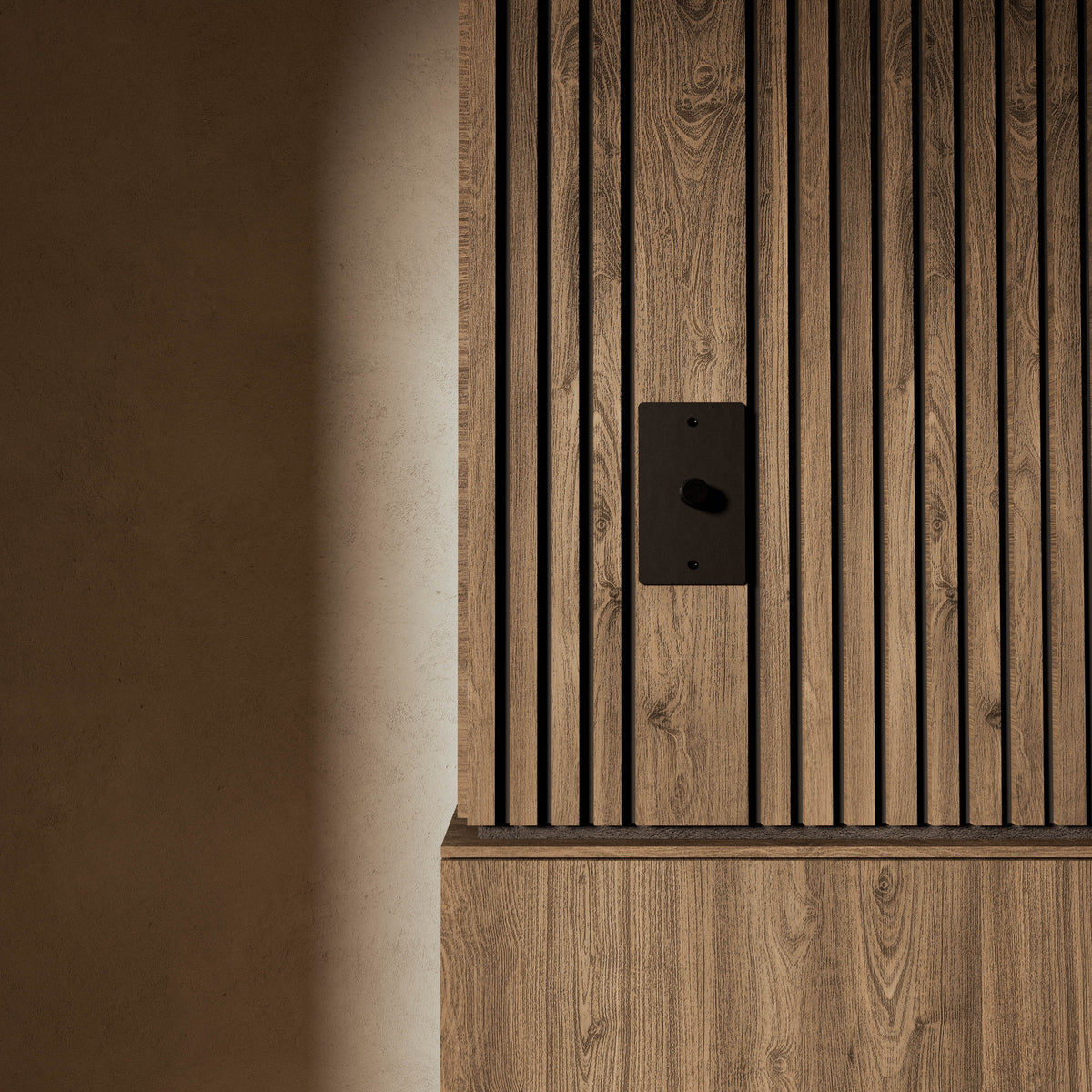 Rotary Dimmer with Brass Finish for Stylish Light Control and Ambient Lighting in Living and Bedroom Spaces | Sansoti