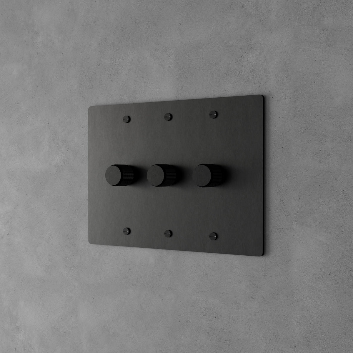 Rotary Dimmer with Brass Finish for Stylish Light Control and Ambient Lighting in Living and Bedroom Spaces | Sansoti