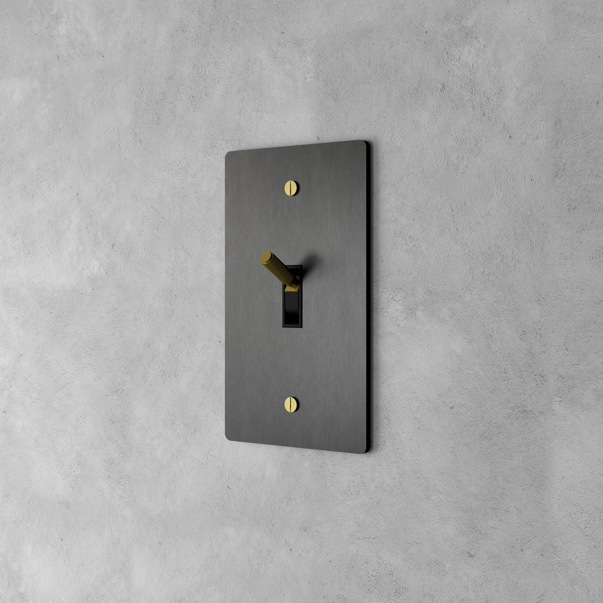 Luxuriöser Messing-Kippschalter mit minimalistischem Design und hochwertiger Verarbeitung | Sansoti