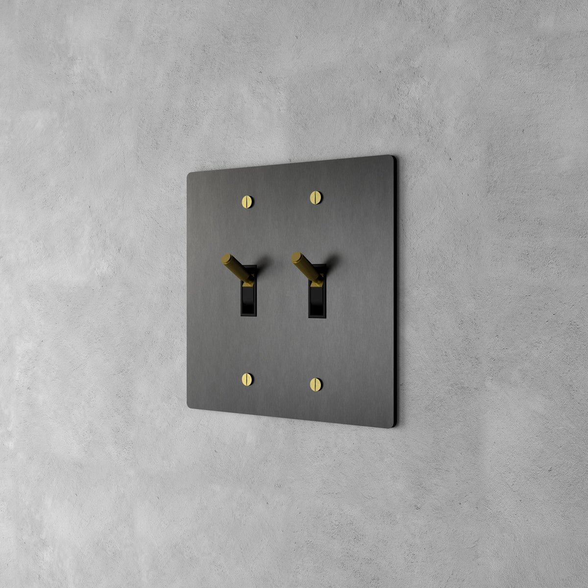 Luxuriöser Messing-Kippschalter mit minimalistischem Design und hochwertiger Verarbeitung | Sansoti