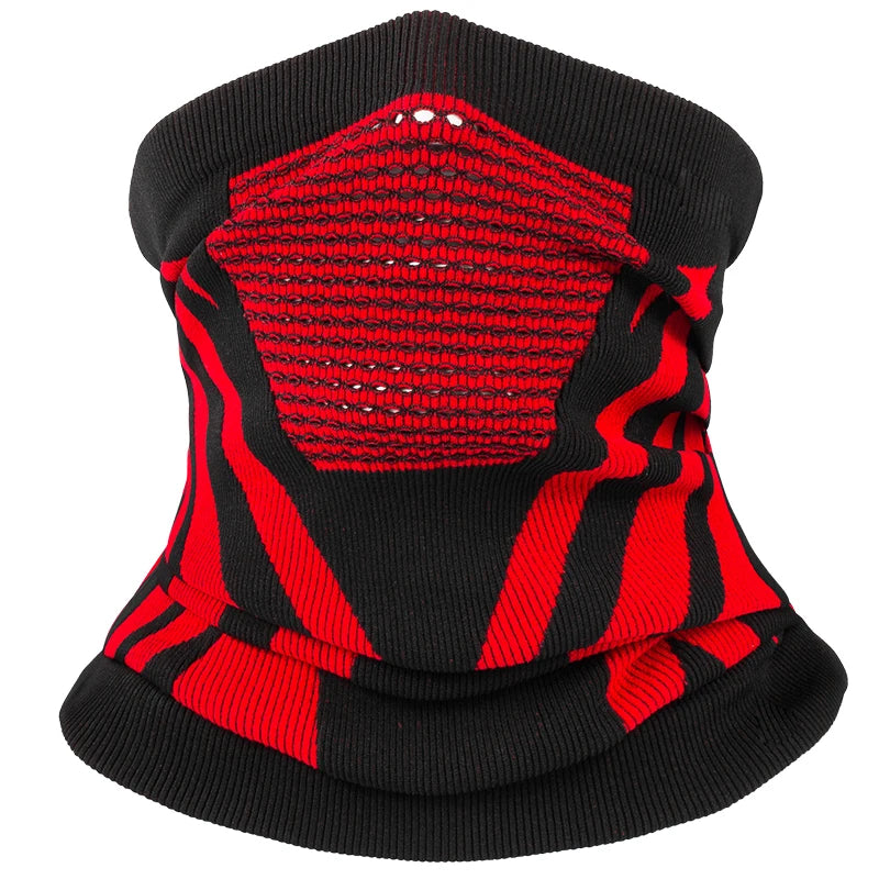 Thermische Gesichtsmaske mit Fleece-Balaclava und Halswärmer für Wintersport, Wandern, Skifahren und Snowboarden, atmungsaktiv | Sansoti
