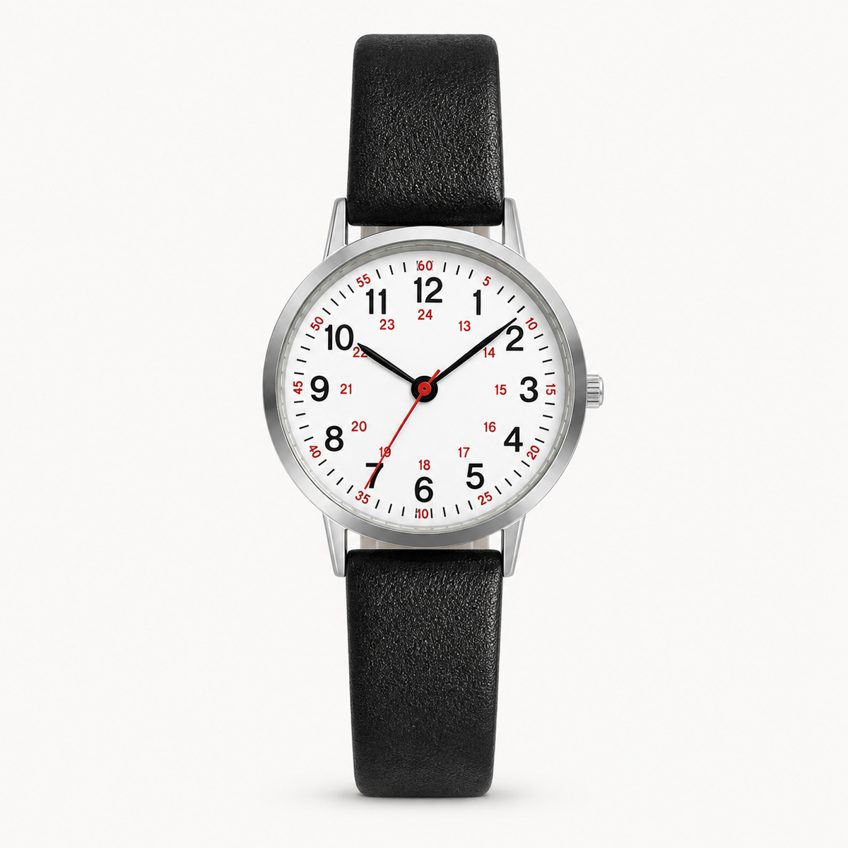 Montre professionnelle pour le personnel soignant, étanche, avec trotteuse et bracelet en silicone, pour le personnel médical et infirmier | Sansoti