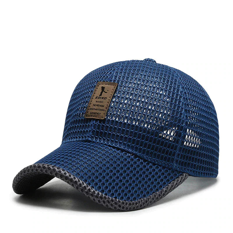 Airy Summer Cap Mesh Adjustable Snapback Sports Cap with Breathable Mesh | Sansoti