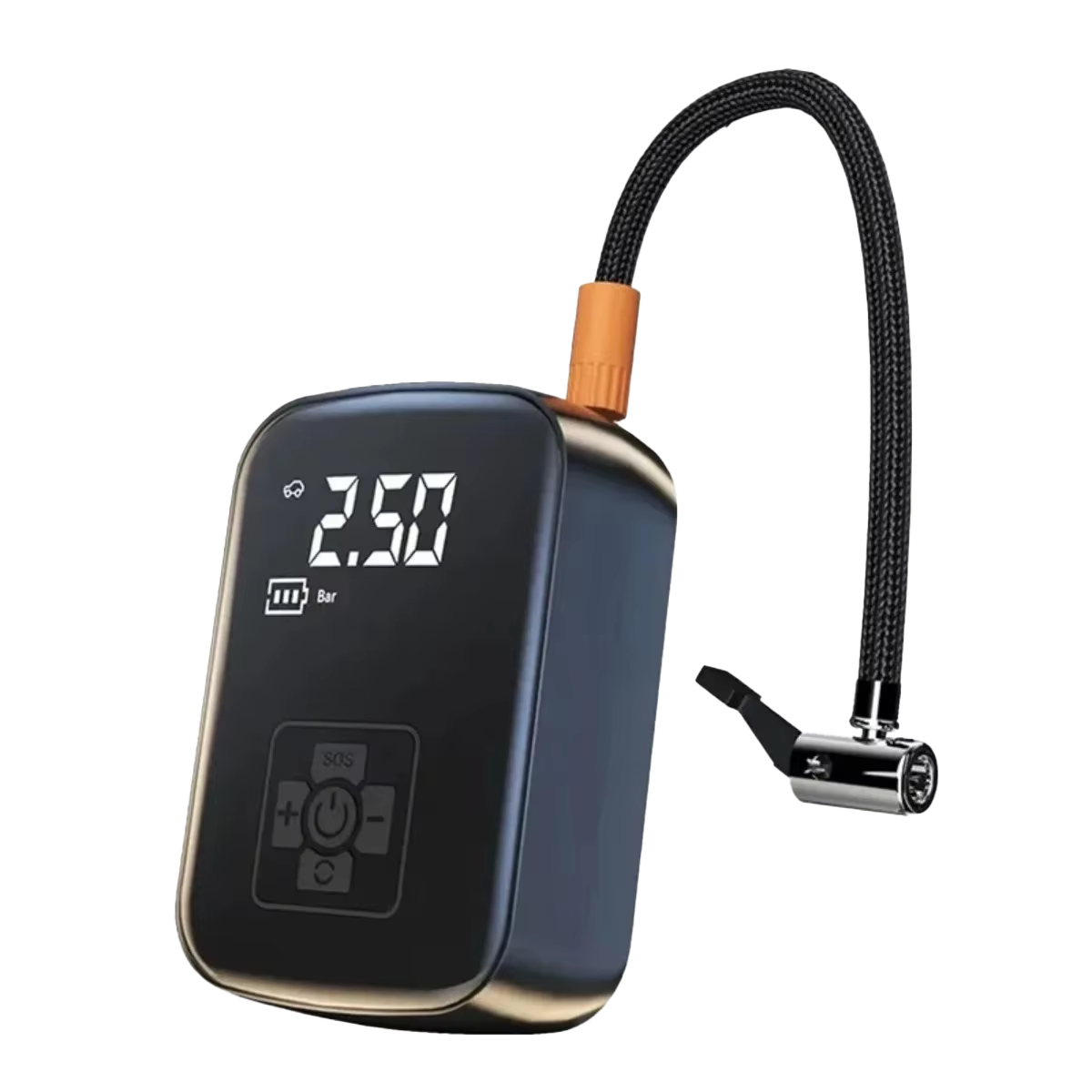 Draadloze Bandencompressor Dubbele Pomp 70L/min Auto Motor Fiets Bal LED Display SOS Noodverlichting | Sansoti
