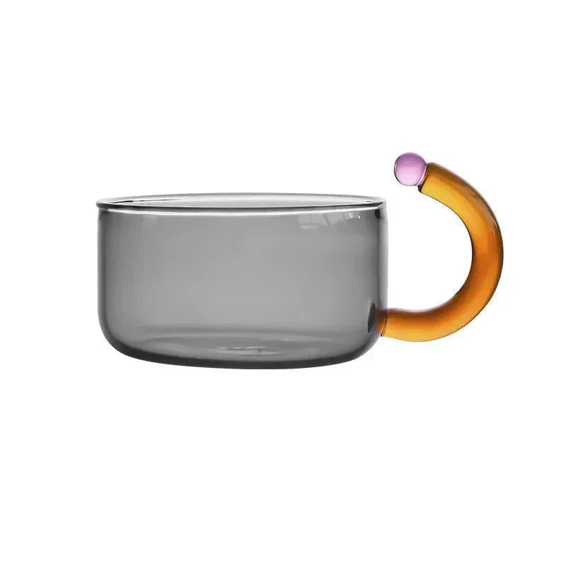 Sansoti | Borosilicate Glass Teapot with Cups – Designer Tea Set of Heat-Resistant Glass