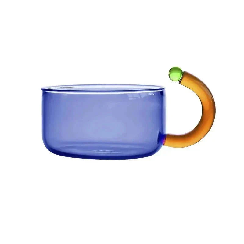 Sansoti | Borosilicate Glass Teapot with Cups – Designer Tea Set of Heat-Resistant Glass