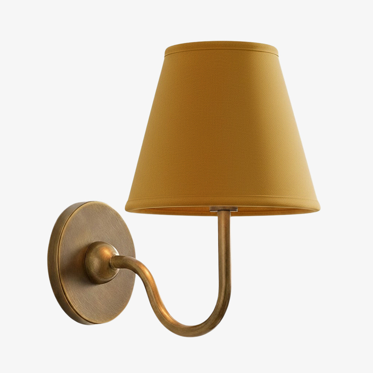 Wall Lamp with Pleated Fabric Shade – Classic Lighting for Bedroom and Living Room | Sansoti