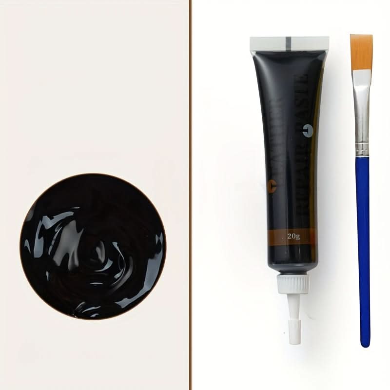Leder-Reparaturset für Möbel, Autositze und Sofas, Leder-Restaurationskit mit Applikator, 3x10cm | Sansoti