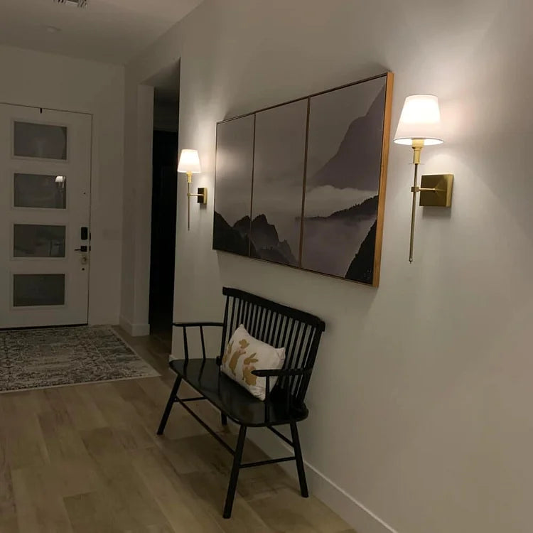 Aplique recargable inalámbrico, interior y exterior, 16x58cm, lámpara ambiental, juego de 2, moderno | Sansoti
