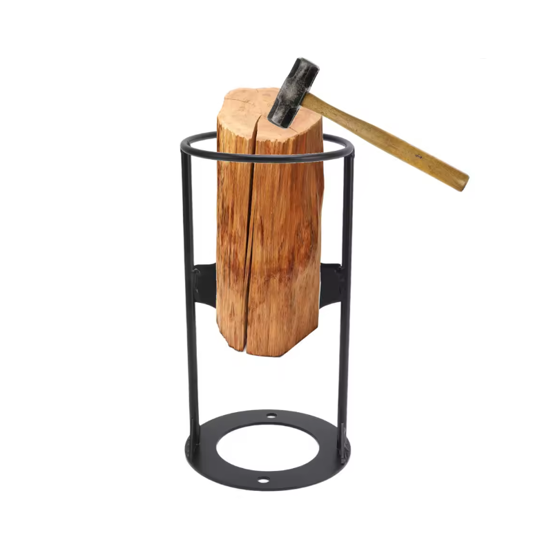 Manual Cast-Iron Log Splitter 27x14.5cm Firewood Kindling Splitter Aid Without Electricity | Sansoti