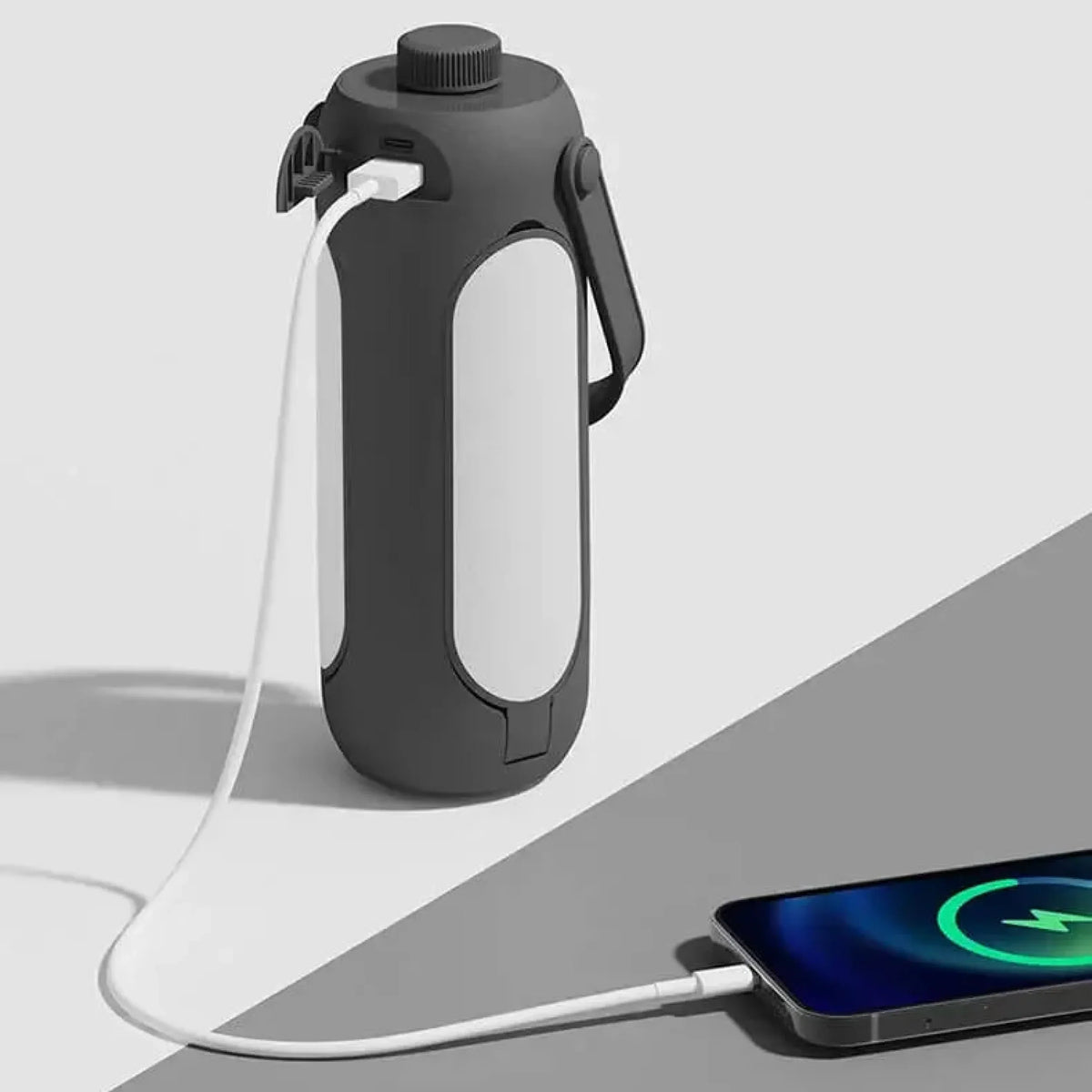 Lampe LED portable rechargeable avec mode lampe de poche intérieur et extérieur dimmable 30-720 lumens 1800-7000K USB 10000mAh éclairage camping | Sansoti