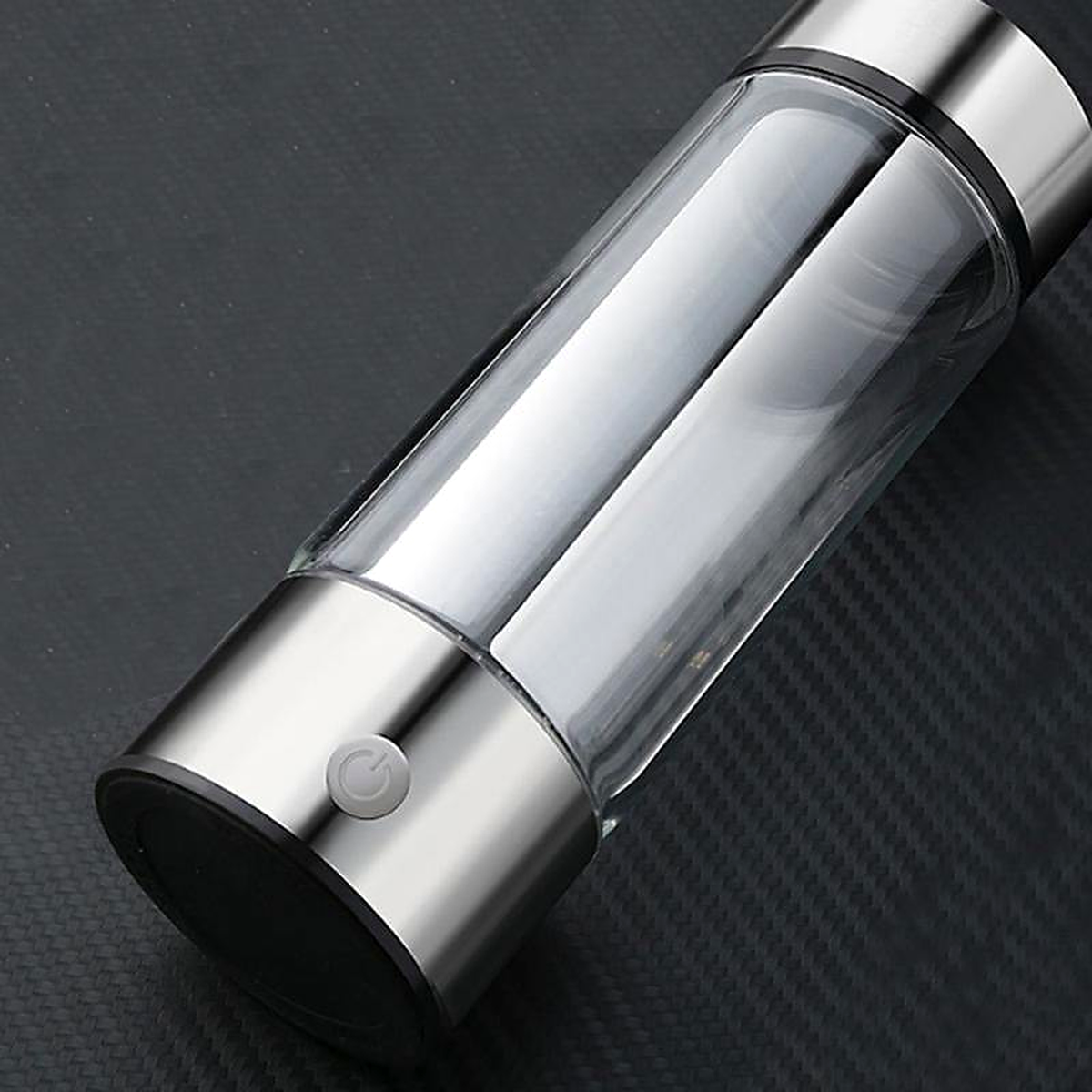 Bouteille d’eau hydrogénée portable de 420ml, rechargeable par USB-C, commande à un bouton, eau saine et hydratation en déplacement | Sansoti