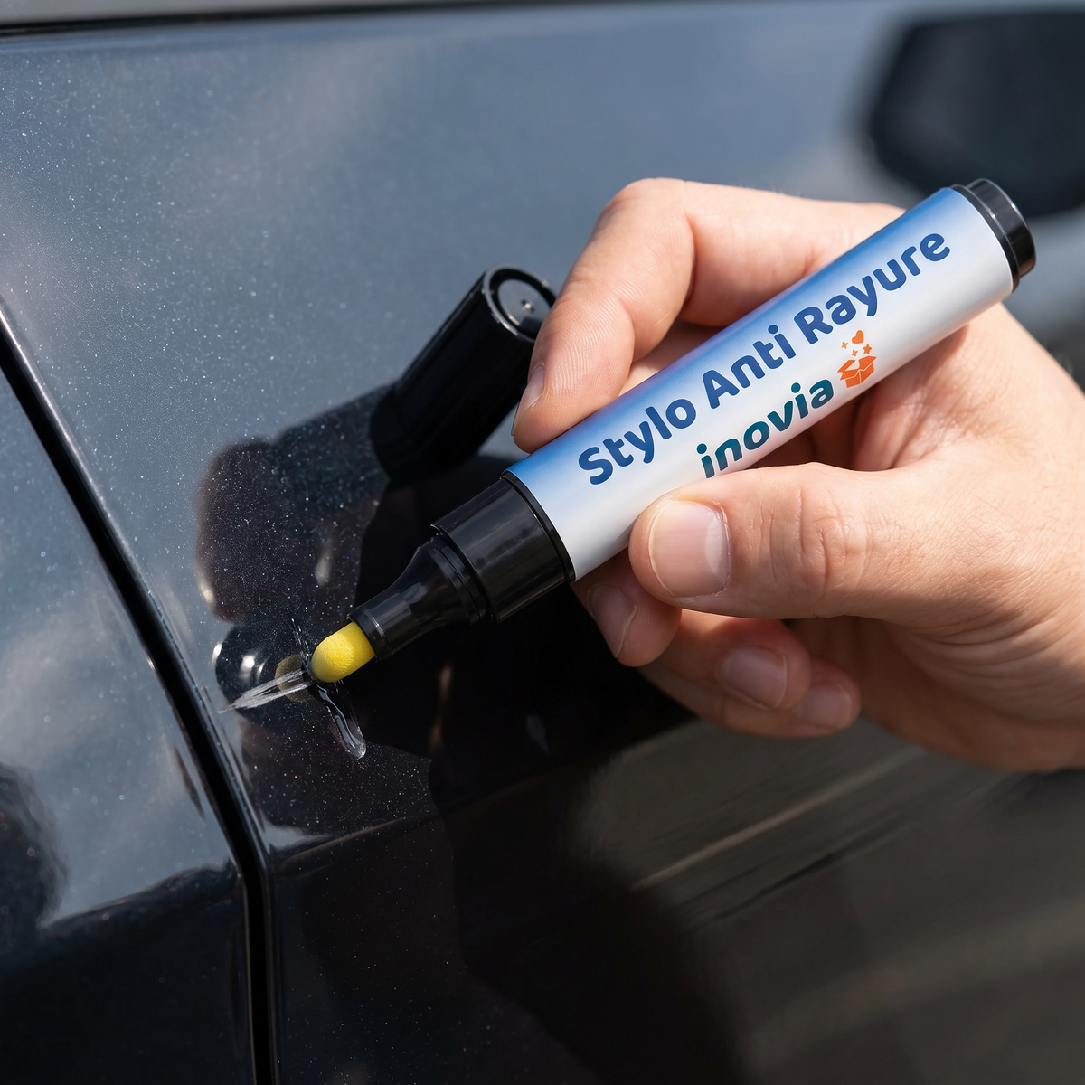 Scratch repair pen for car paint – Universal paint pen for deep scratches and paint damage | Sansoti