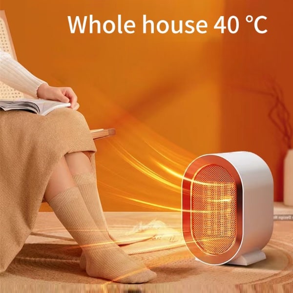 Keramische Bureauverwarmer Draagbaar Compact Verwarmingstoestel met Ventilator Energiezuinig Snel Opwarmen | Sansoti