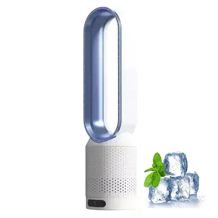 Portable Bladeless Fan with Air Purification, Remote Control, Quiet Operation, Bedroom, Office | Sansoti