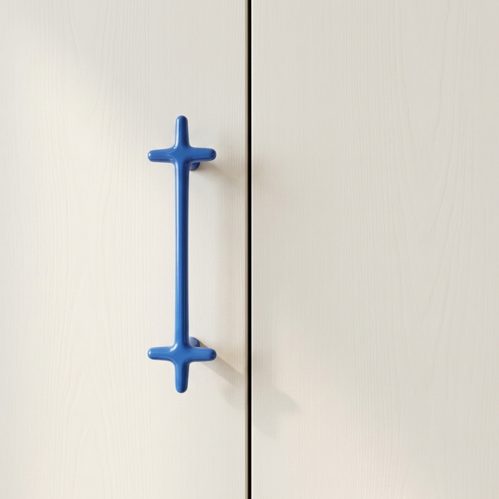 Cross-Shaped Cabinet Handle 128mm Colorful Zinc Alloy Furniture Hardware Cabinet Knobs Single-Hole Kitchen Cabinets Drawers | Sansoti