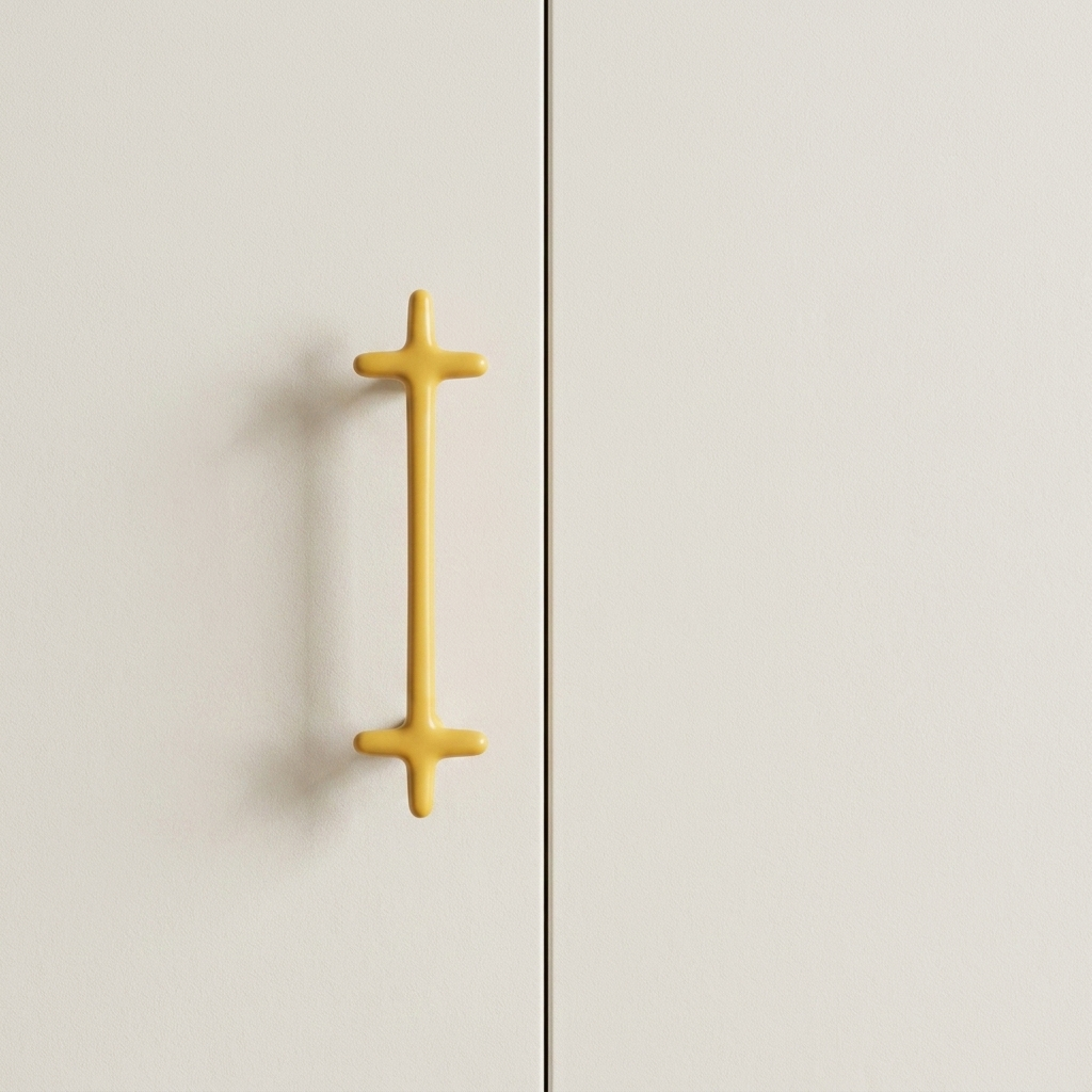 Cross-Shaped Cabinet Handle 128mm Colorful Zinc Alloy Furniture Hardware Cabinet Knobs Single-Hole Kitchen Cabinets Drawers | Sansoti