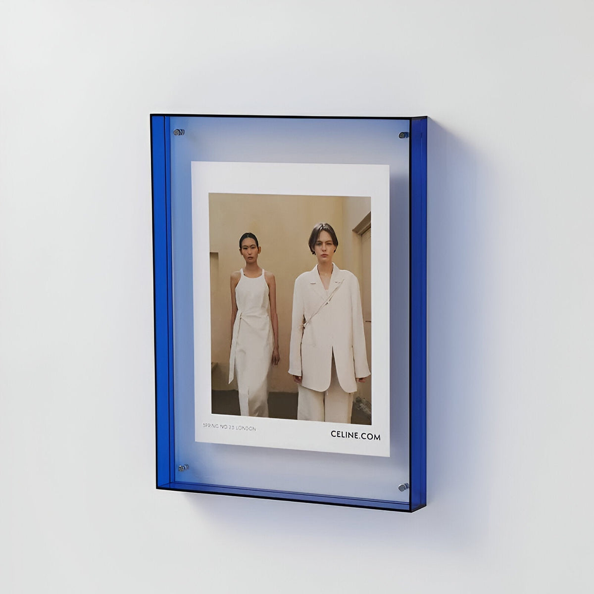 Transparenter Acryl-Fotorahmen Modernistischer Minimalistischer Fotohalter Wanddekoration Schreibtisch Innenausstattung Wohnzimmer | Sansoti