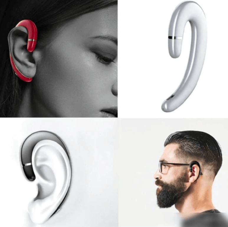 Kabellose Open-Ear-Kopfhörer mit Knochenleitung, Bluetooth 5.0, Sportkopfhörer, wasserbeständig, 12 Stunden Wiedergabezeit | Sansoti