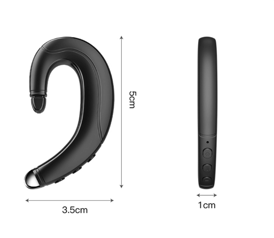 Kabellose Open-Ear-Kopfhörer mit Knochenleitung, Bluetooth 5.0, Sportkopfhörer, wasserbeständig, 12 Stunden Wiedergabezeit | Sansoti