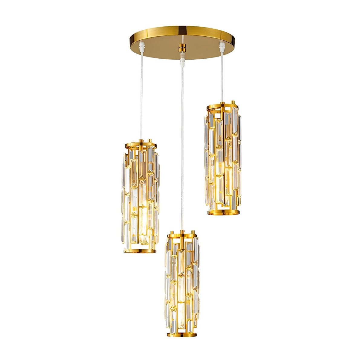 Suspension Cristal Fer Noir E27 Salle à Manger Salon Industriel Rétro Plafonnier Suspension Verre Cristal Bar Couloir | Sansoti