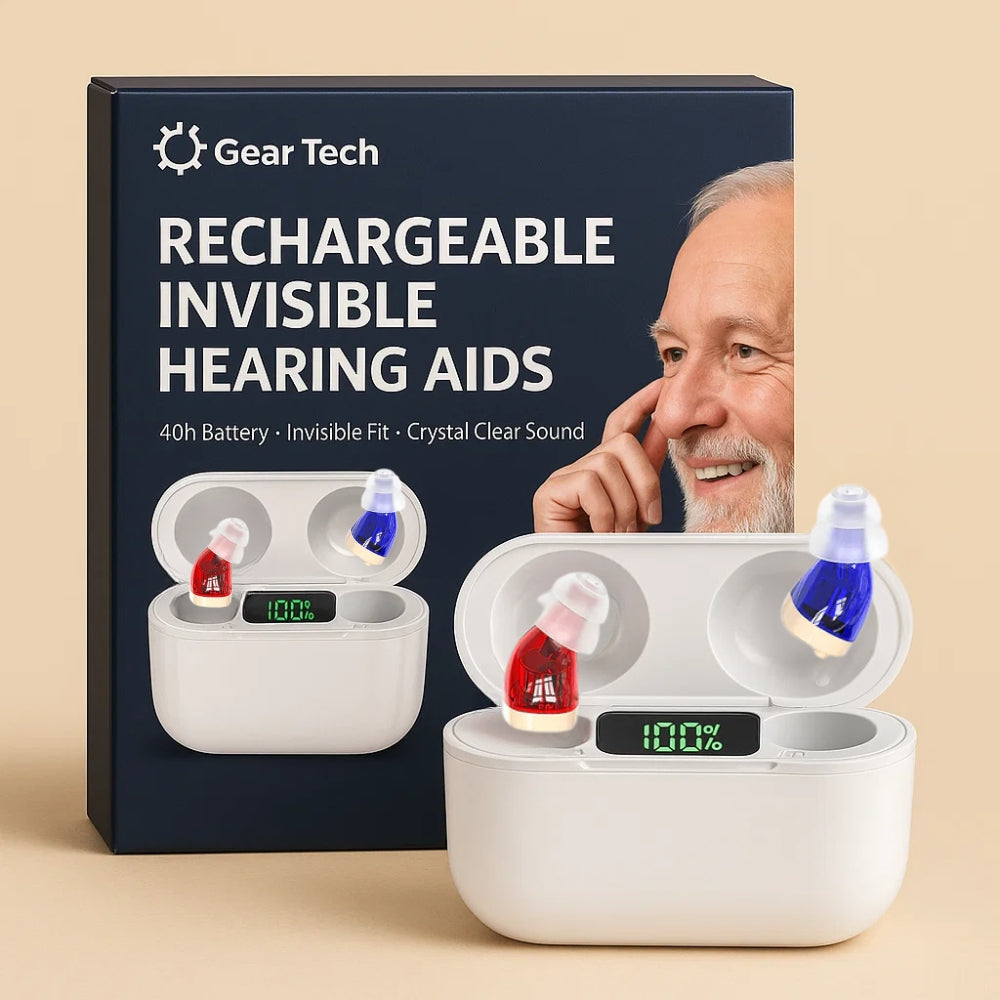 Rechargeable Hearing Aid with Clear Sound and Comfortable Fit for Daily Use | Sansoti
